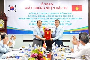 Đồng Nai cấp giấy chứng nhận Kl99ok phiên bản mới cho dự án 660 triệu USD
