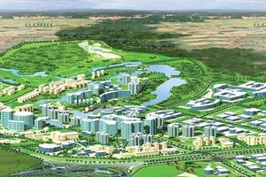 Phối cảnh Dự án Phát triển cơ sở Kl99kl ưu đãi độc quyền Khu Công nghệ cao Hòa Lạc