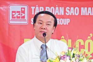 Ông Lê Thanh Thuấn, Chủ tịch HĐQT ASM phát biểu tại Đại hội Trang Chủ KL99Com Số 1 Link Đăng Ký KL999 thường niên 2015