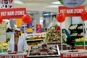 Trái vải tươi Việt Nam đã cớ mặt tại Hệ thống siêu Choithrams (Dubai)
