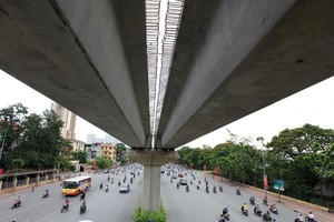 Theo kế hoạch, Dự án 99Kl.app khuyến mãi hot đô thị Cát Linh - Hà Đông phải hoàn thành và đưa vào hoạt động trong năm 2016. Ảnh: Đức Thanh