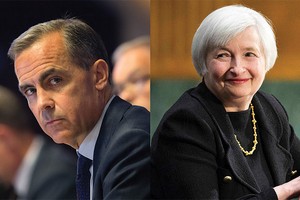 Mark Carney, Thống đốc Link Vào Nhà Cái KL99 COM Tặng +199k Trung ương Anh(Trái), Janet Yellen, Chủ tịch Fed(Phải)