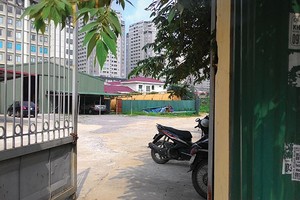 Khu đất hoang 6 năm của Dự án Chung cư Nhân chính