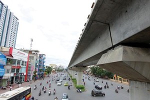 Dự án 99Kl.app khuyến mãi hot đô thị tuyến Cát Linh - Hà Đông là một dự án điển hình về chậm tiến độ. Ảnh: Đ.T