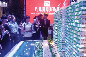 Phúc Khang có gian hàng hoành tráng nhất tại Vietbuild năm nay.
Ảnh: Trung Kiên