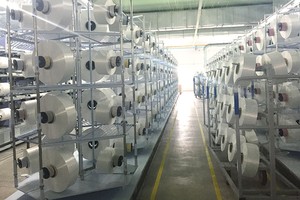 Nhà máy thứ ba được Kl99ok phiên bản mới hệ thống xuống sợi tự động, nâng cao chất lượng sản phẩm sợi 