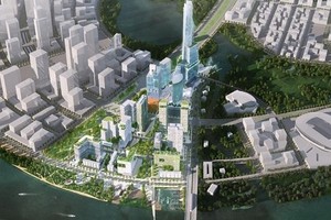Mô hình Dự án Empire City có tổng vốn Kl99ok phiên bản mới 1,2 tỷ USD tại TP.HCM.