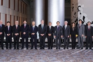 Đại diện 12 nước tham gia đàm phán TPP tại Atlanta, Mỹ. Ảnh: USTR