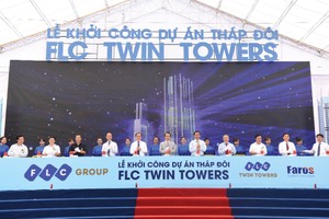 Dự án Tháp đôi FLC Twin Towers đã được Kl994 game bài casino hấp dẫn FLC khởi công ngày 8/8/2015