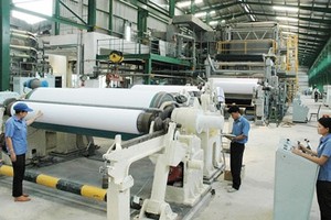 Dây chuyền Kl994 nhà cái bóng đá world cup giấy hiện đại tại Công ty TNHH Giấy Kraft Vina