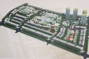 Phối cảnh Khu chức năng đô thị Tây Nam đường 70