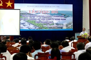 Lễ công bố Quyết định của Thủ tướng Kl993 ưu đãi thưởng hấp dẫn thành lập Khu Kl992 cổng game cá cược Đông Nam Quảng Trị