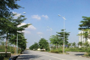 Chỉ những khu đô thị cơ bản xong Kl99kl ưu đãi độc quyền, có nhiều diện tích cây xanh và nhiều tiện ích mới được người mua quan tâm. Ảnh: Trang Ninh
