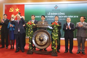 Bộ trưởng Bộ Kl991.com nạp rút nhanh Đinh Tiến Dũng đánh cồng khai trương phiên giao dịch 99Kl99 link đăng nhập đầu năm 2016 tại HNX