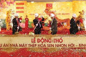 HSG động thổ nhà máy Thép Hoa Sen Nhơn Hội - Bình Định