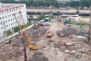 Nhiều dự án nhà giả rẻ đang được chủ Kl99ok phiên bản mới gấp rút triển khai để tung ra thị trường. Ảnh: Phương Anh