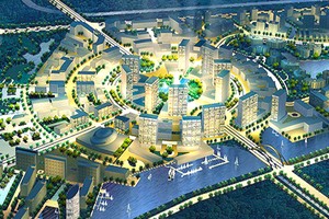 Phối cảnh khu Đô thị Đại học quốc tế Việt Nam ở huyện Hóc Môn