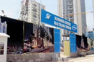 Dự án Mai Trang Tower vừa bất ngờ có chủ Kl99ok phiên bản mới mới và đổi tên thành Sunshine Center. Ảnh: Phương Anh