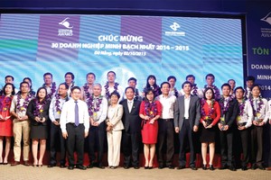 Năm 2015, HNX vinh danh 30 DN có số điểm minh bạch cao nhất trên bảng chấm 