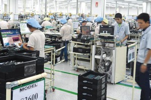 Kl994 nhà cái bóng đá world cup tại nhà máy của Samsung ở tỉnh Bắc Ninh. Ảnh: Đức Thanh