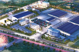 Cảng nội địa Mỹ Đình sẽ được di dời về Đức Thượng (Hoài Thượng, 
Hà Nội) với diện tích gần 18 ha.