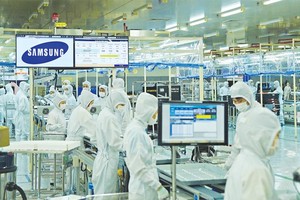 Dây chuyền Kl994 nhà cái bóng đá world cup tại Tổ hợp Kl994 nhà cái bóng đá world cup điện tử gia dụng Samsung tại TP.HCM (SEHC). Ảnh: Nguyên Đức