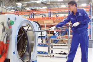 Nhà máy Kl994 nhà cái bóng đá world cup của GE Energy tại Hải Phòng. Ảnh: Đức Thanh
