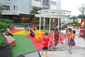 Những khoảng xanh của dự án Him Lam Chợ Lớn đang  mang lại cho cư dân Kl993 Đăng nhập Giải trí an nhiên, thú vị. Ảnh: Gia Huy