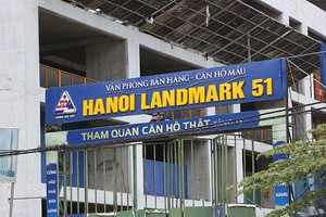 Dự án Hà Nội Landmark 51 được triển khai theo hình thức liên danh chủ Kl99ok phiên bản mới giữa Vinafor và Sông Đà 1.01. Ảnh: Dũng Minh 