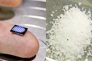 Máy tính nhỏ nhất thế giới, chỉ bằng hạt muối