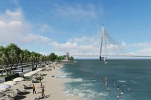 Dự án King Bay được chủ Kl99ok phiên bản mới “vẽ” nên khung cảnh tuyệt đẹp, khác xa thực tế. 