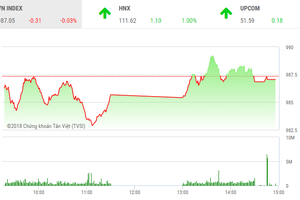 Phiên chiều 24/8: Áp lực bán ra tăng, VN-Index chấm dứt chuỗi 6 phiên tăng liên tiếp