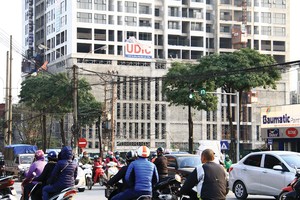 Dự án Tokyo Tower bị chậm tiến độ bàn giao nhà do gặp khó khăn trong thanh khoản. Ảnh: Nguyễn Thành