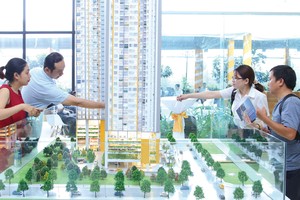 Dự án Phú Đông Premier tại thị xã Dĩ An là dự án có chiều cao nhất Bình Dương hiện nay. Ảnh: Gia Huy 