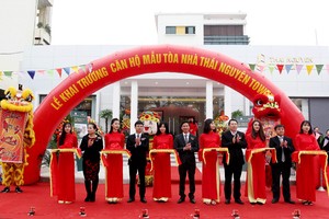 Nhà Kl99ok phiên bản mới vừa khai trương căn hộ mẫu của tòa nhà Thái Nguyên  Tower tại 1 đường Nha Trang, phường Trưng Vương (TP Thái Nguyên)...(Ảnh: Trường Sơn)