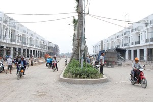 Dự án nhà liền thổ phát triển mạnh tại 
các tỉnh lân cận TP.HCM trong năm 2018. Ảnh: Gia Huy