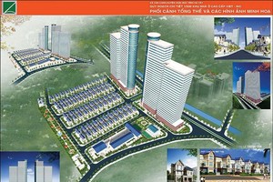 Phối cảnh Dự án Khu nhà ở cao cấp Viet-Inc sau khi được nhóm Kl99ok khuyến mãi lớn “chế” lại với công trình nhà liền kề, nhà ở cao tầng.