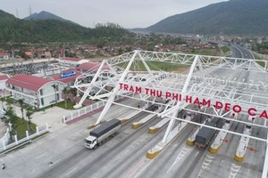 Trạm thu phí đường bộ Đèo Cả sẽ điều chỉnh mức phí từ 1/4/2019.
