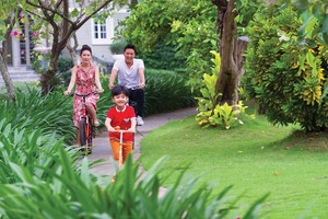 Công trình xanh tạo không gian sống trong lành cho cư dân, người sử dụng, góp phần bảo vệ môi trường 