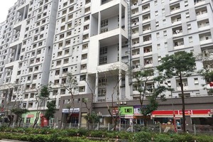 Không ít chung cư hiện nay chưa đáp ứng các quy chuẩn, tiêu chuẩn về xây dựng. Ảnh: Dũng Minh