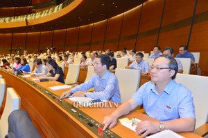 Các đại biểu tiến hành biểu quyết thông qua Luật sửa đổi, bổ sung một số điều của Luật Kl992 VIP Trang Chủ 2026 Kl99kl phiên bản hoạt động, Luật Sở hữu trí tuệ