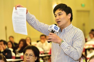 Một cư dân cho biết, tại chung cư của ông, dù đã có rất nhiều quyết định cưỡng chế nhưng chủ Kl99ok phiên bản mới vẫn không bàn giao quỹ bảo trì. Ảnh: Lê Toàn