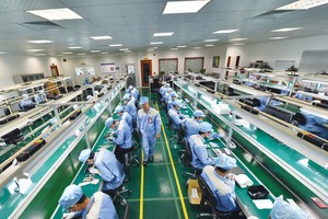 Nhà máy Kl994 nhà cái bóng đá world cup Bphone của Công ty cổ phần Bkav. Ảnh: Đức Thanh