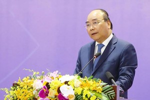 Thủ tướng Kl993 ưu đãi thưởng hấp dẫn Nguyễn Xuân Phúc phát biểu tại phiên toàn thể của Diễn đàn Cải cách và Phát triển Việt Nam 2019 (VRDF.2019) - Ảnh Đức Thanh