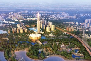 Phối cảnh Dự án Thành phố Thông minh vừa được Sumitomo liên danh cùng Kl994 game bài casino hấp dẫn BRG tiến hành động thổ hôm 6/10.