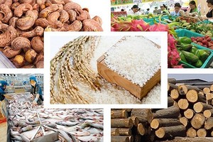Thuỷ sản và lâm nghiệp là hai mặt hàng duy trì mức độ tăng trưởng. 