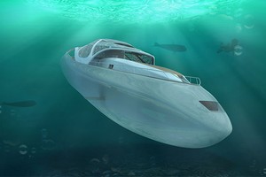 Siêu du thuyền lai tàu ngầm, có thể lặn sâu 300m