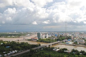 Một góc TP. Cần Thơ. Ảnh: Hữu Phúc