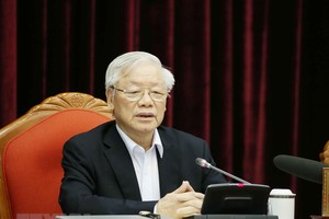 Tổng Bí thư, Chủ tịch nước Nguyễn Phú Trọng chủ trì Hội nghị.