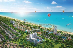 Phan Thiết ngày càng xuất hiện nhiều dự án nghỉ dưỡng quy mô lớn
